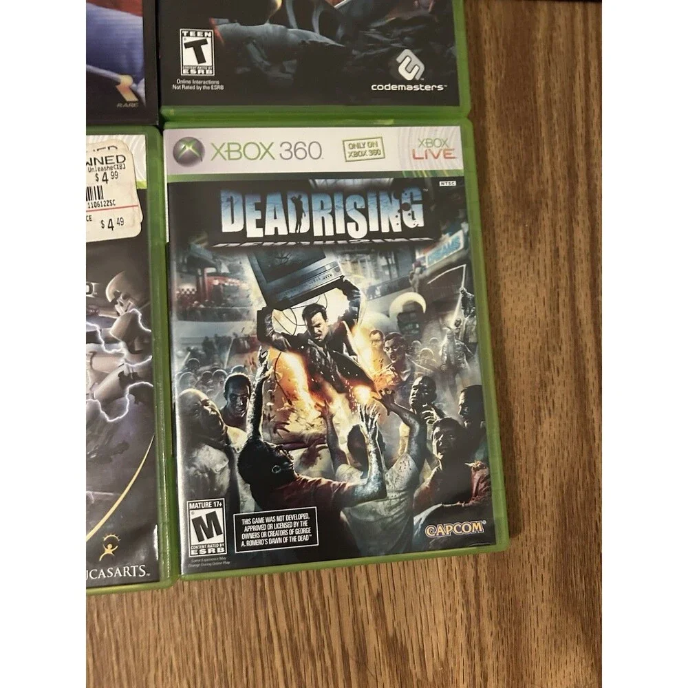 Xbox 360 Video Game Lot Star Wars, Turning Point,Perfect Dark Deadrisng